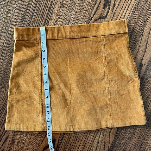 Girls J.Crew Factory Camel Corduroy A-Line Skirt - Picture 3 of 6